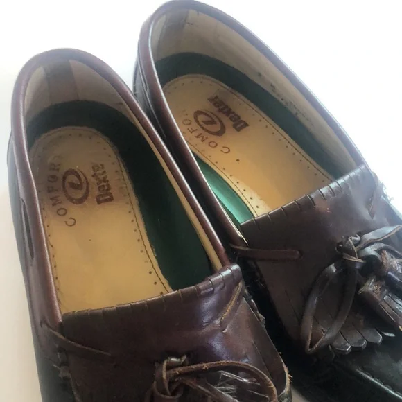 Men’s size 9 medium Dexter comfort derby oxfords - Picture 4 of 9